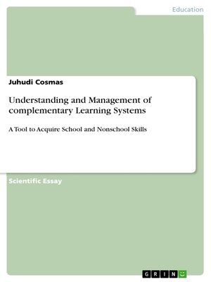 cover image of Understanding and Management of complementary Learning Systems